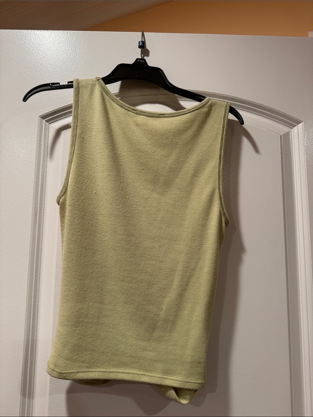 Lush Light Green Twist-Front V-Neck Tank - Picture 3 of 3